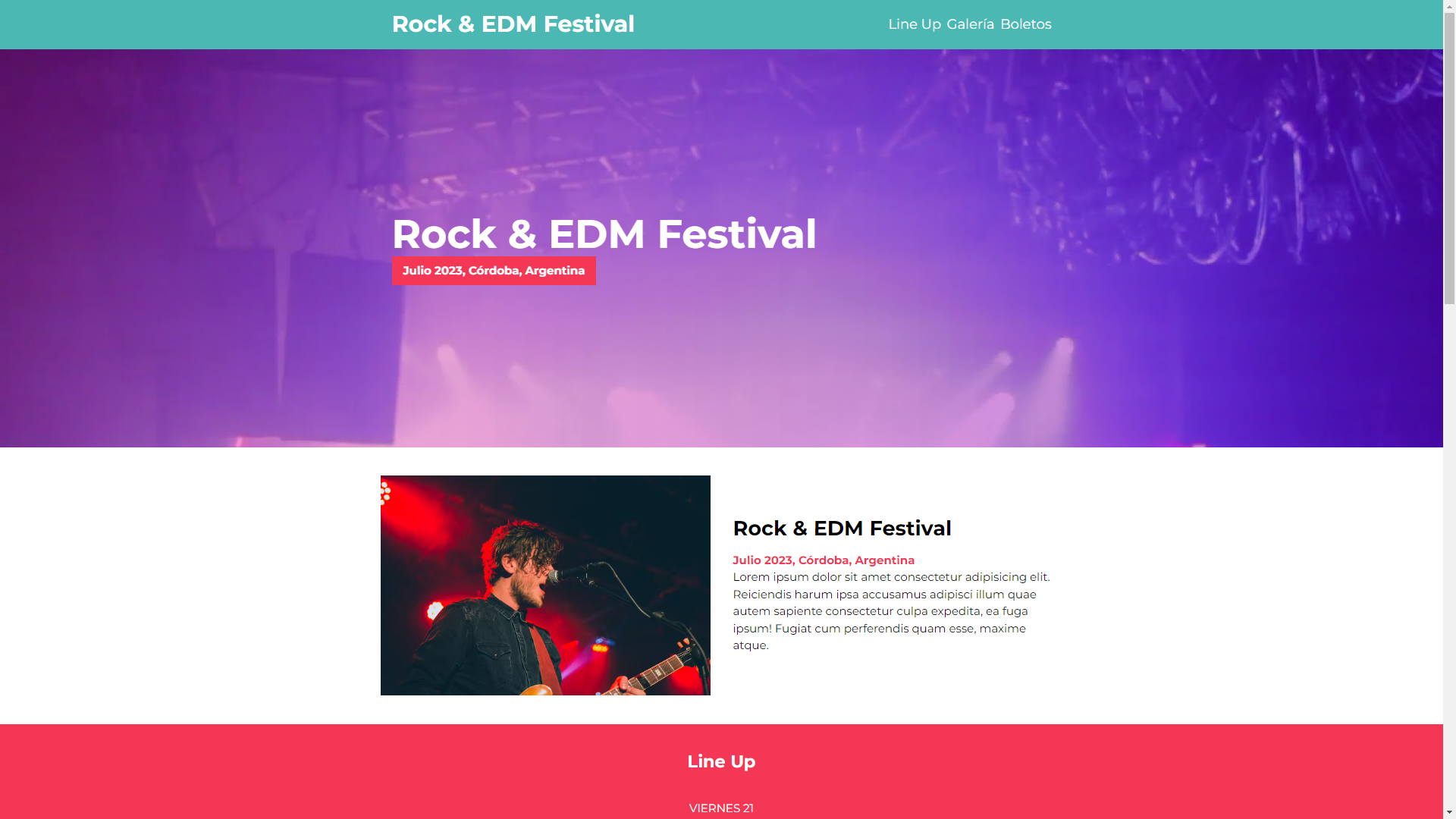 Rock and EDM Festival